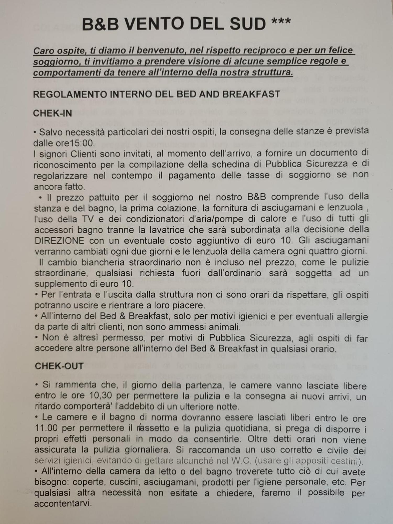 B&B Vento Del Sud パレルモ エクステリア 写真